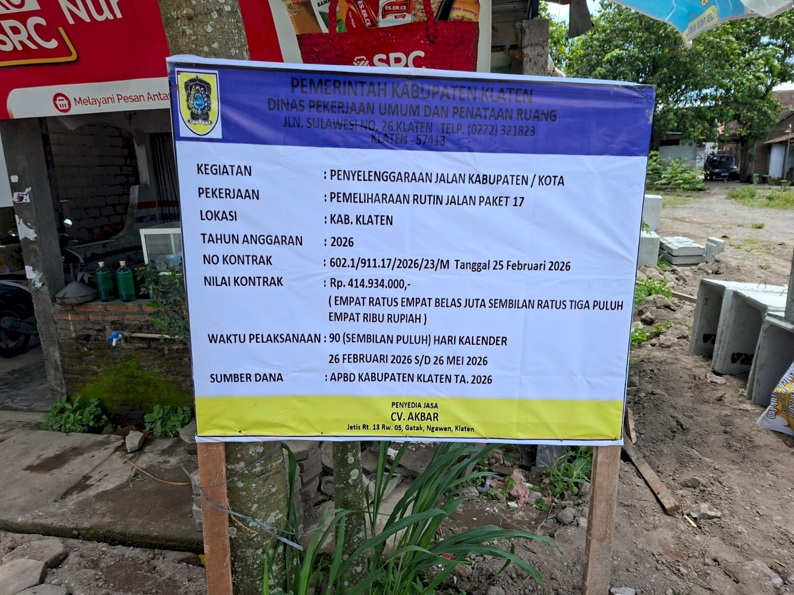 Pengendalian Pekerjaan Konstruksi TA 2026 per TW I