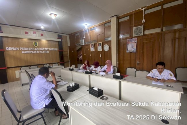 Monitoring  dan Evaluasi Triwulan I Tahun 2025