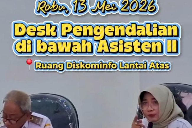 DESK PENGENDALIAN DIBAWAH ASISTEN PEREKONOMIAN DAN PEMBANGUNAN TA. 2026