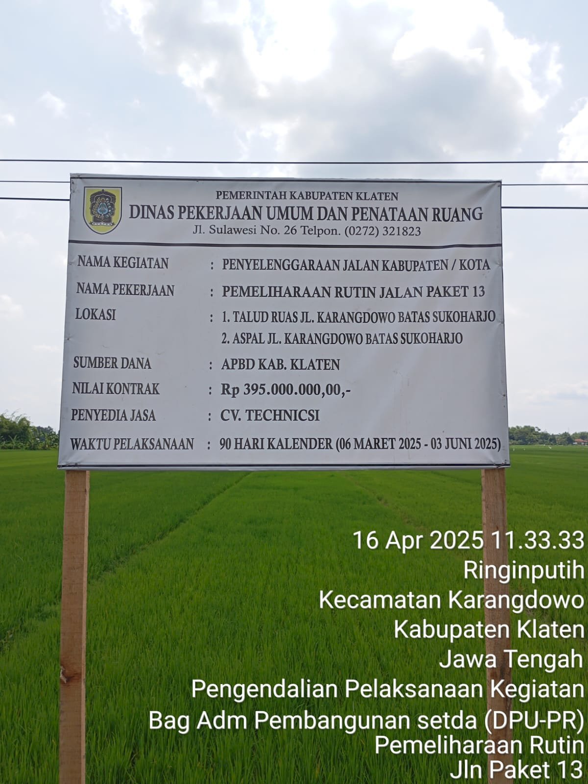 Pengendalian Pekerjaan Konstruksi TA 2025