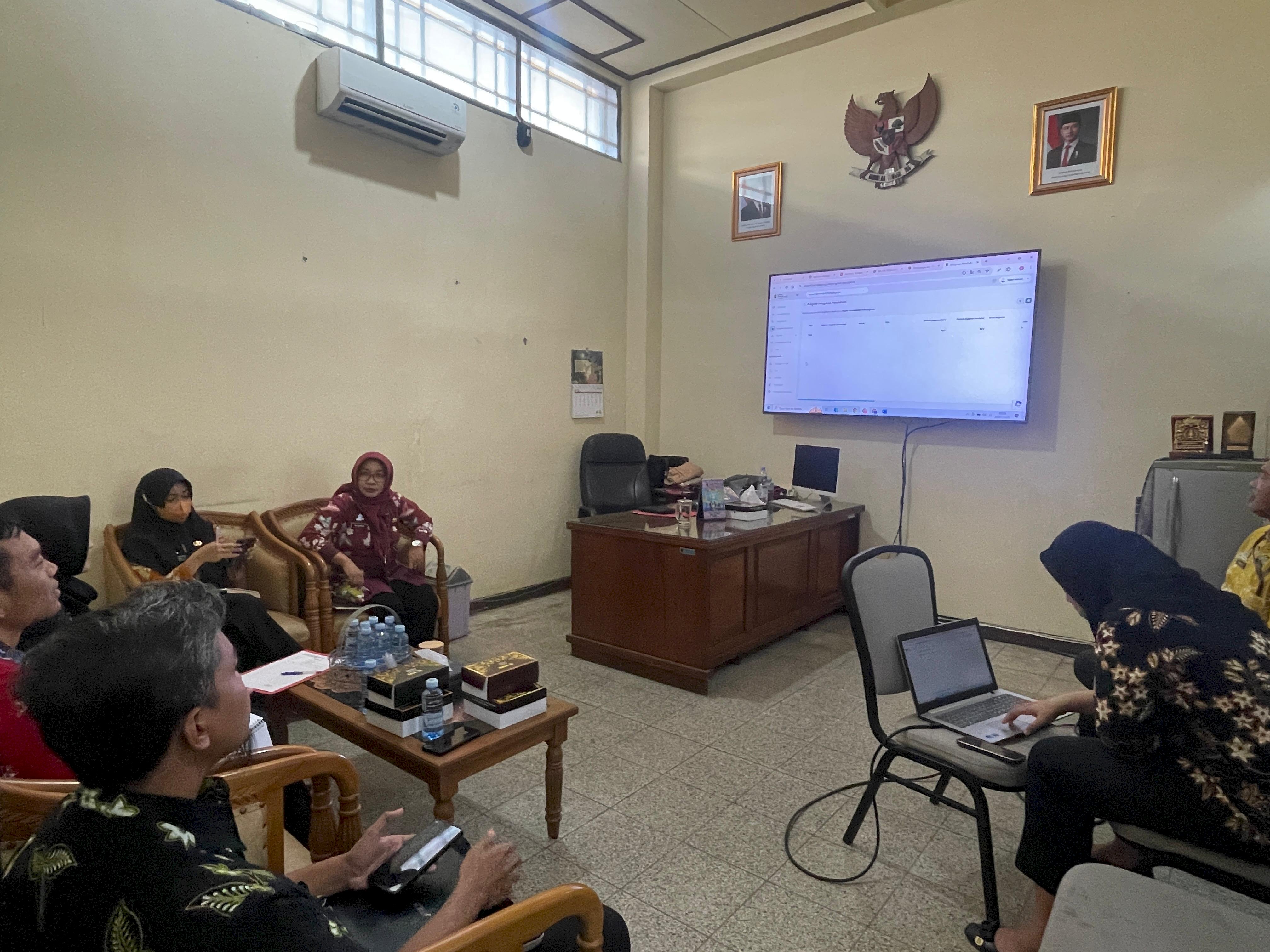 Rapat Koordinasi persiapan perkembangan Aplikasi SIMPELBANG pada anggaran perubahan Tahun 2025