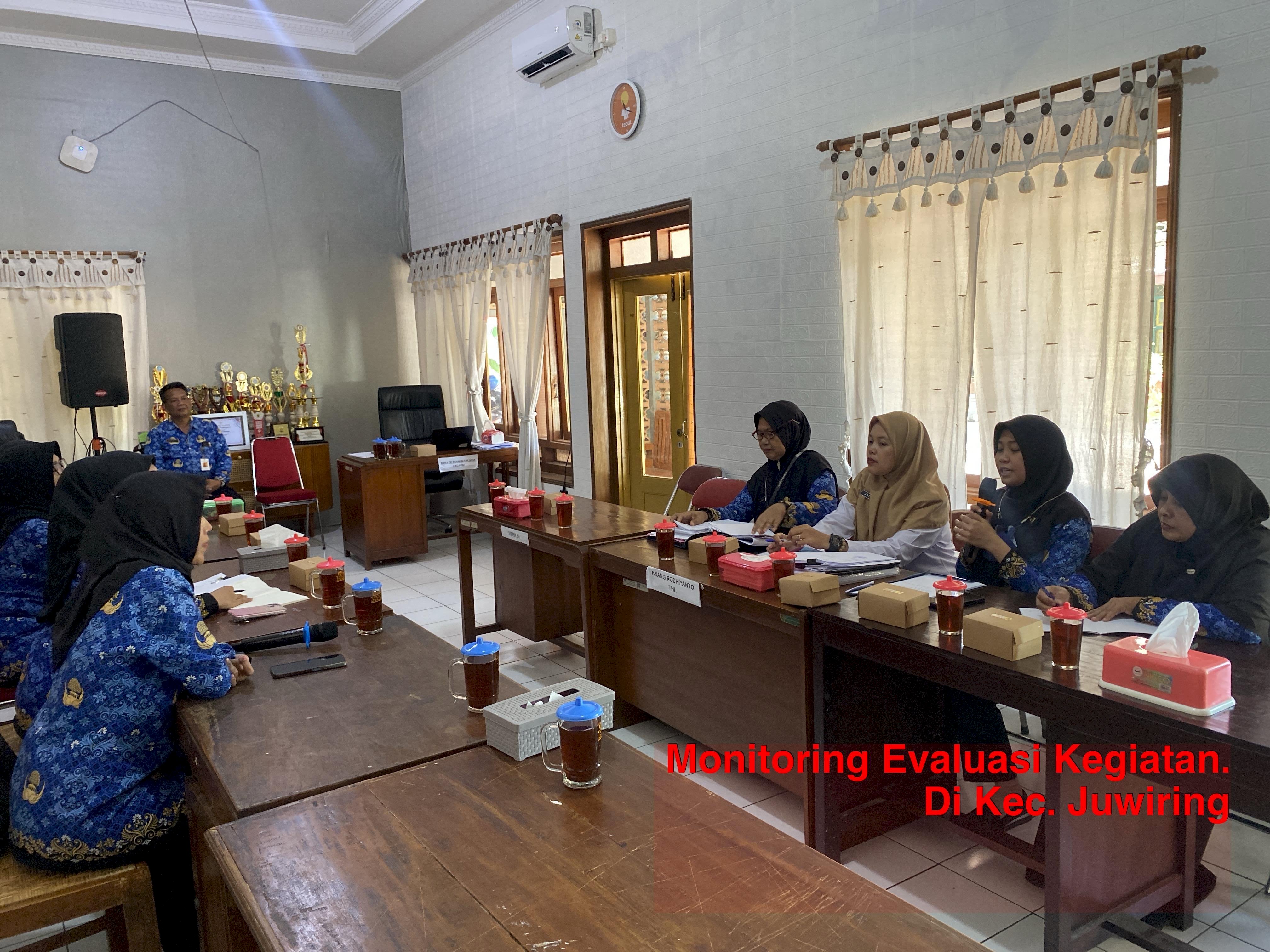 MONITORING DAN EVALUASI KEGIATAN S/D BULAN SEPTEMBER TA.2025
