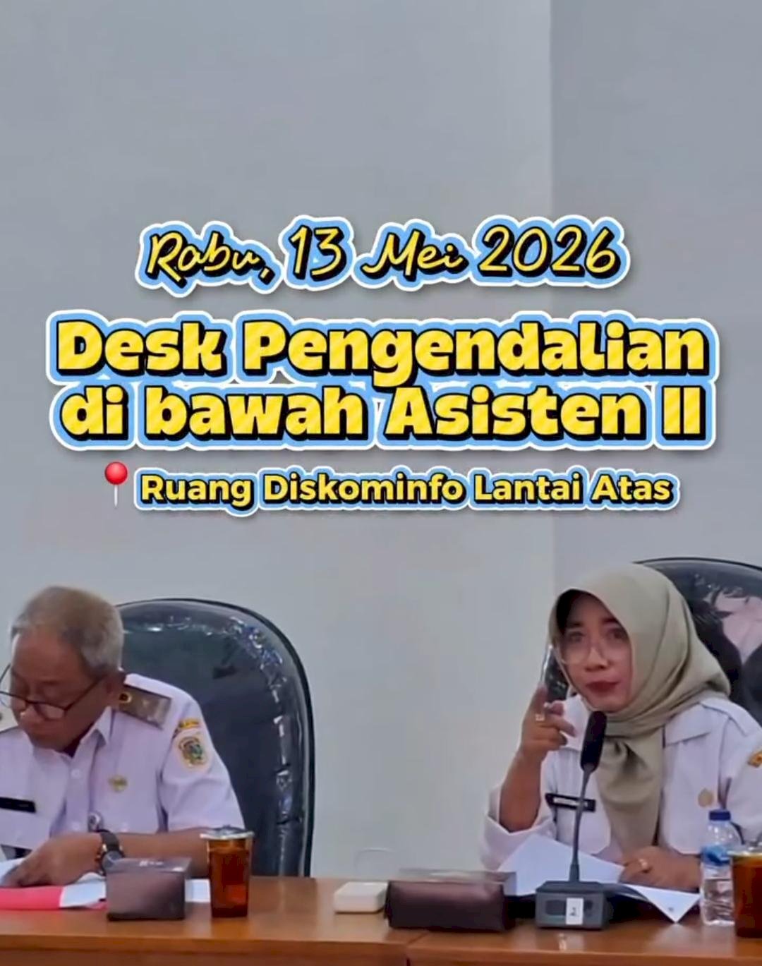 DESK PENGENDALIAN DIBAWAH ASISTEN PEREKONOMIAN DAN PEMBANGUNAN TA. 2026