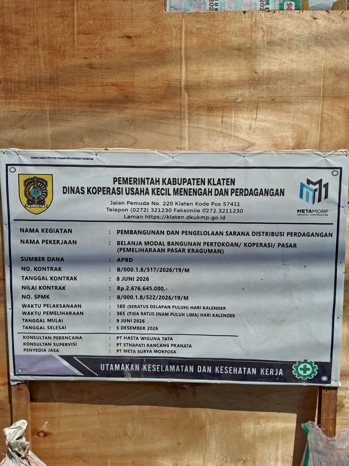 PENGENDALIAN PEKERJAAN KONSTRUKSI TA 2026 IV